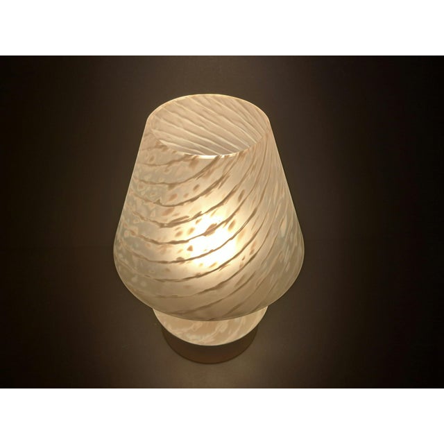 Mushroom Lamp in Murano Glass, 1970s For Sale - Image 6 of 11