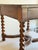 Wood French 18th C. Charles II Style Barley Twist Spanish Revival Side Table With One Drawer Solid Walnut Wood in Style of Theodore Alexander / Eddie Bauer For Sale - Image 7 of 12
