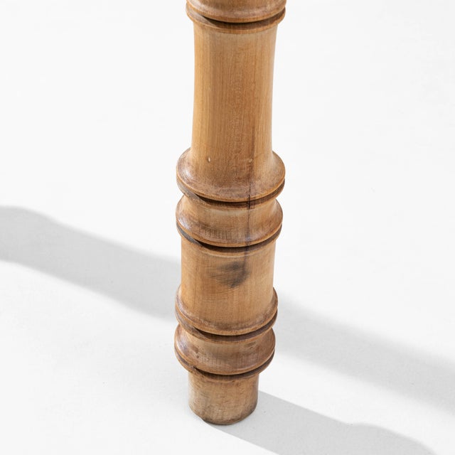 1900s French Faux Bamboo Table With Marble Top For Sale - Image 13 of 18