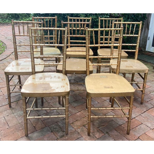 Vintage Shelby Williams Chiavari Chair - Set of 4) For Sale - Image 12 of 12