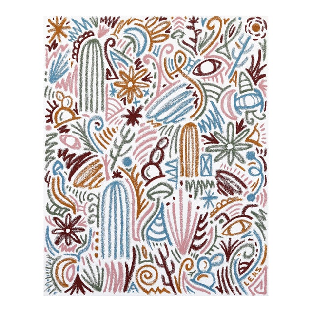 "My Sky" Original Artwork by Ilan Leas For Sale