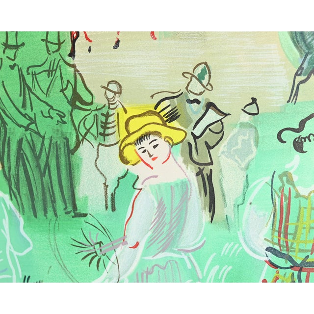 Charles Sorlier after Raoul Dufy, Epsom 39, 1960s, Lithograph For Sale - Image 9 of 13