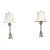 20th Century Neoclassical Style Pair of Crystal Lamps For Sale