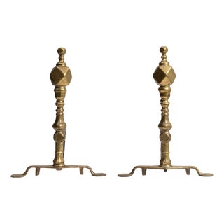 19th Century France Brass Fireplace Tool For Sale