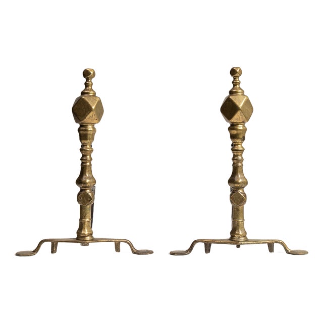 19th Century France Brass Fireplace Tool For Sale