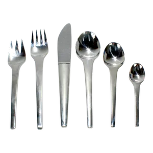 75 Pc. Georg Jensen Caravel Sterling Silver Flatware Dinner Service for 12