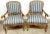 Wood Generous Italian Neoclassical Style Bleached Fruitwood Bergere /Armchairs - a Pair For Sale - Image 7 of 12