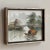 Mid-20th Century Asian Impressionist Junk Boat Oil-on-Canvas -- Framed For Sale - Image 4 of 18