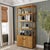 The Lark 4-Tier Etagere Bookshelf offers multiple storage solutions for open display and hidden storage. The gorgeous gold...