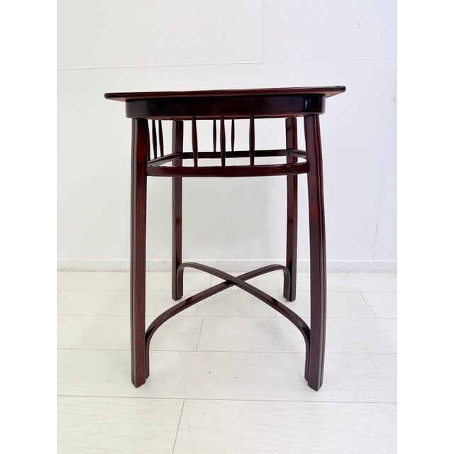 Antique Art Nouveau Side Table by Gustav Siegel for Jacob & Josef Kohn, 1890s For Sale - Image 14 of 18