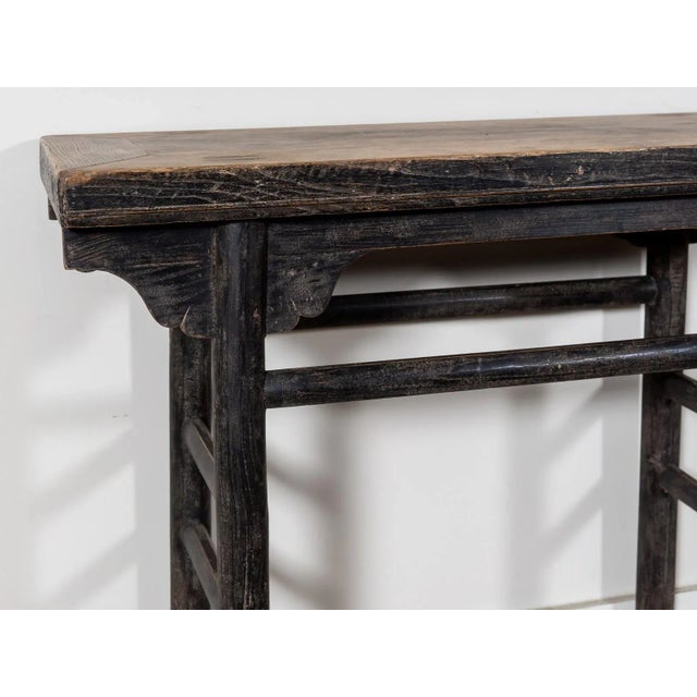 Antique Elm Table For Sale - Image 4 of 6