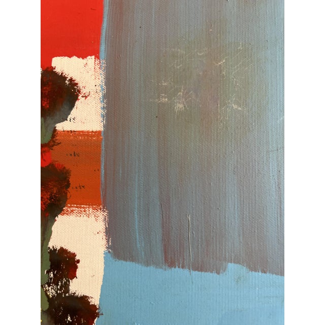 Roger Descombes, Composition, 1972, Oil on Canvas For Sale - Image 8 of 11