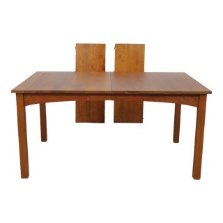 Stickley Arts & Crafts Cherry Dining Room Table For Sale