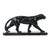 Art Deco French Panther Sculpture in Black Lacquered Plaster, 1920s For Sale - Image 11 of 18