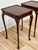 Vintage Bombay Company Scalloped Edge Queen Anne Style Side Table Pair For Sale - Image 10 of 12