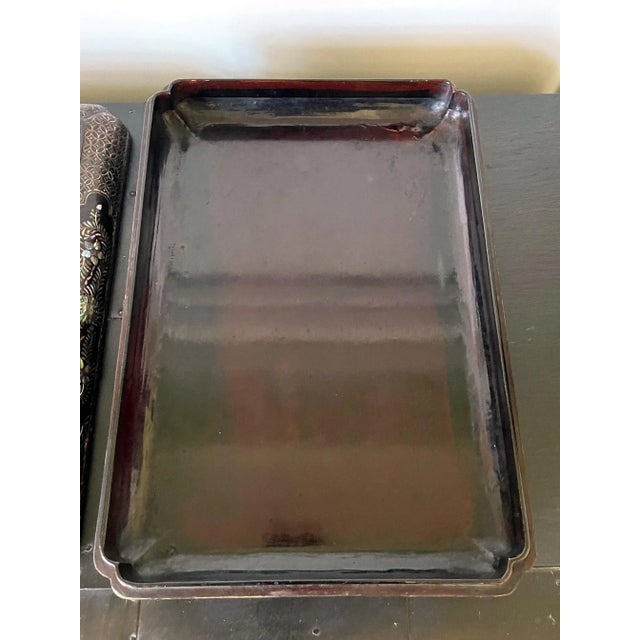 Antique Japanese Ryukyu Island Lacquer & Inlay Box For Sale In Atlanta - Image 6 of 13