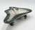Mid 20th Century Los Castillo Taxco Modernist Silver Plate Malachite & Lapis Centerpiece Bowl For Sale - Image 9 of 18