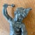 Silver Metal Cherub With Mallet for Iron Forge Made in Silver Plate with Metal Patina For Sale - Image 8 of 11