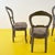 Gray Vintage Chairs with Fabric Upholstery, 1940s, Set of 3 For Sale - Image 8 of 9