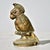 This antique cast iron parrot, sometimes identified as a cockatoo, is a classic American doorstop likely produced between...