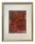Vintage Modernist Abstract Etching by Oscar Murillo For Sale