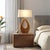 Not Yet Made - Made To Order Mid Century Modern 30" Pearson Table Lamp - Pecan Wood & Brush Nickel, 3-Way Rotary Switch For Sale - Image 5 of 8
