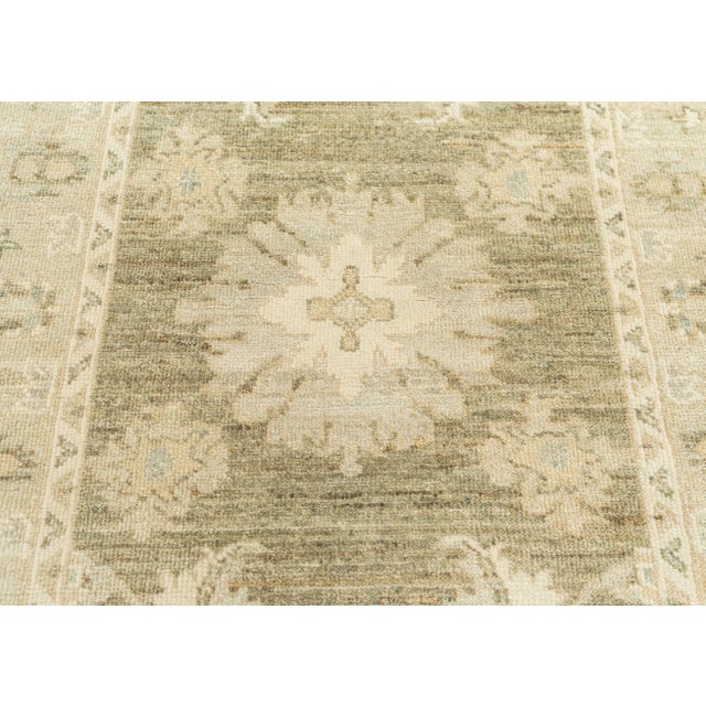 Oushak Rug 2'9" x 11'11" For Sale - Image 4 of 4