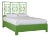 Tulum Platform Bed Queen, Bright Green For Sale