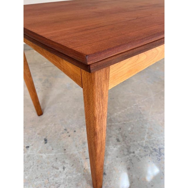 Wood Vintage Teak Dining Table, Denmark For Sale - Image 7 of 11