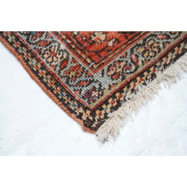 Late 18th Century Late 18th Century Antique Sarouk Rug 8'9'' x 11'10'' For Sale - Image 5 of 11