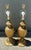 Palatial Italian Lamps Heavy Cast Plaster Gilt Gold Baluster Vase Form Table Lamps - a Pair For Sale - Image 15 of 18