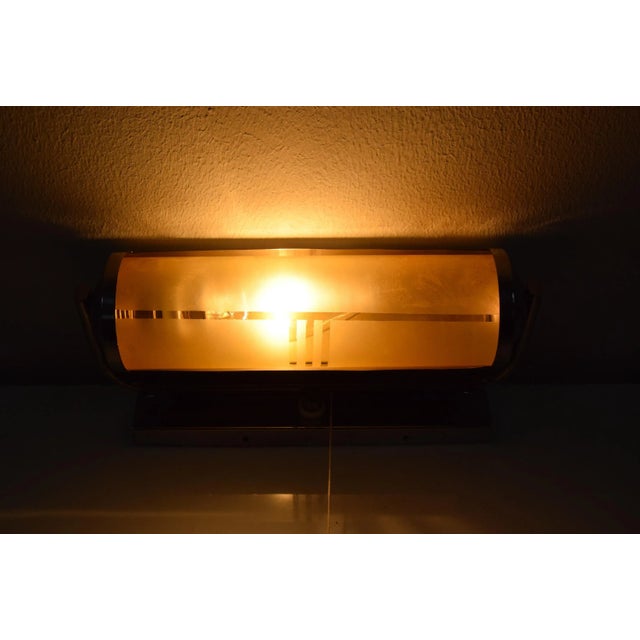 Art Deco Tubular Wall Lamp, 1930s For Sale - Image 11 of 14