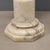 White Column in Turned Alabaster For Sale - Image 8 of 9