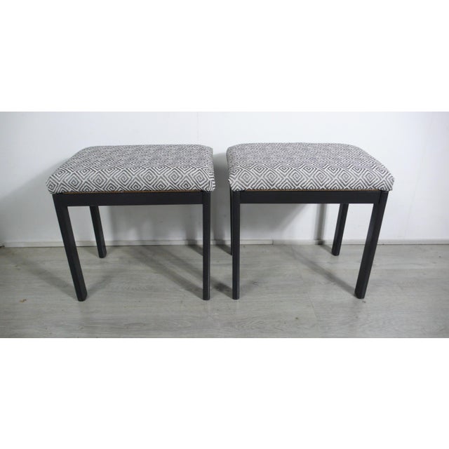 1950s Set of Mid-Century Modern Stools with Folding Lid as Step Stool, 1950s For Sale - Image 5 of 8