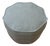 Vintage Mid Century Modern Gray Octagon Ottoman Footstool For Sale