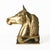 Vintage Brass Virginia Metalcrafters Horse Bookends. Great detail put into the face on this horse. Great for a living room...