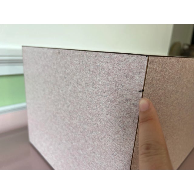 Paper 1980 Formica Pink Pedestal For Sale - Image 7 of 8