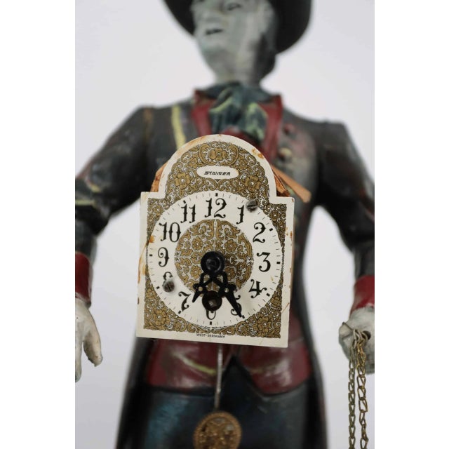 Gentleman on a Walk Clock For Sale - Image 3 of 4