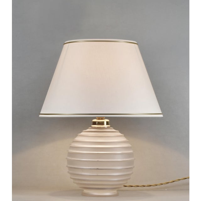 Georges Leleu A rare 1935 French art deco table lamp by the famous Paris based company of Georges Leleu (53 rue du...