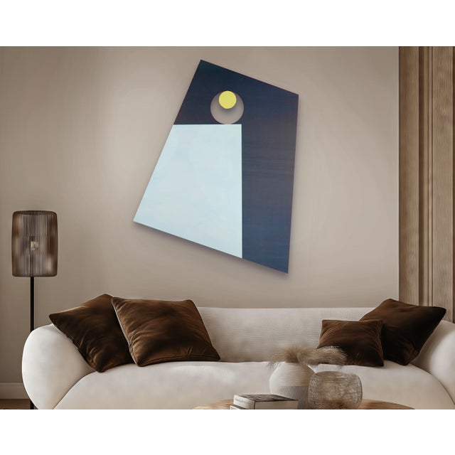 Contemporary Abstract Corten Steel, Oil & Automotive Paint "Plinth 10" by Tom Henderson For Sale - Image 4 of 10