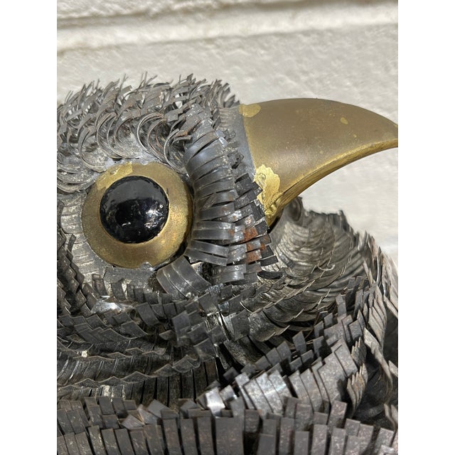 Metal Sergio Bustamante Strip Metal Brutalist Bird For Sale - Image 7 of 9