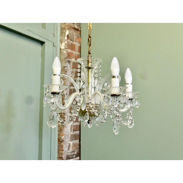 1970s Vintage Venetian Style Chandelier, 1970 For Sale - Image 5 of 9
