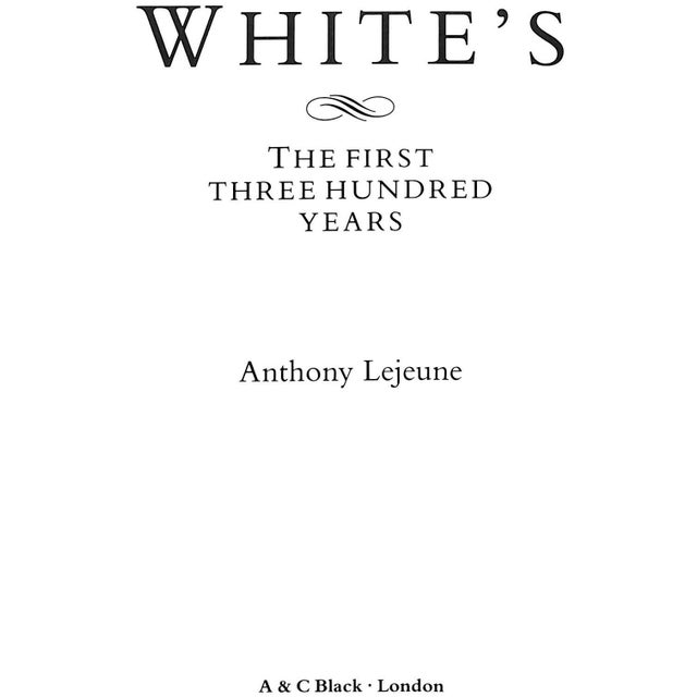 Traditional "White's: The First Three Hundred Years" 1993 Lejeune, Anthony For Sale - Image 3 of 12