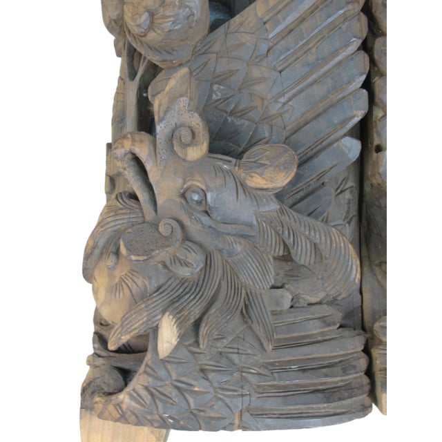 Mid 19th Century Pair of Mid 19th Century Carvings For Sale - Image 5 of 11