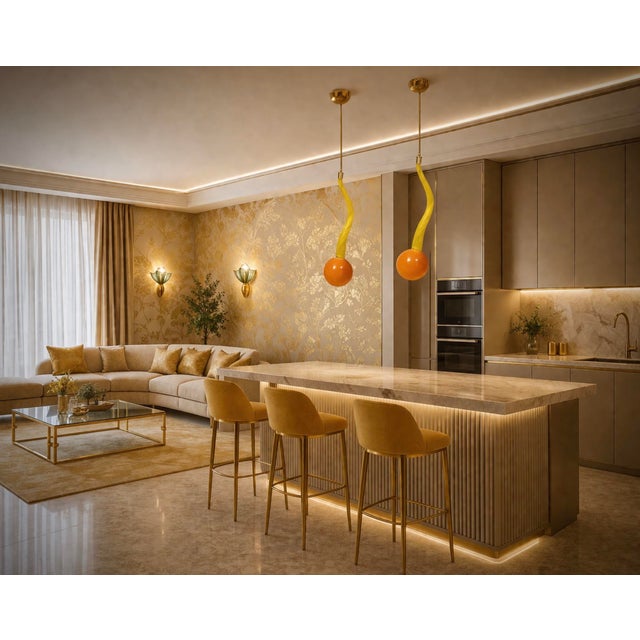 Very particular, refined and elegant Murano glass lanterns, their design truly one of a kind. Unique and special colors....