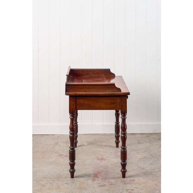 19th Century 2-Drawer Mahogany Desk/Wash Stand For Sale - Image 14 of 15