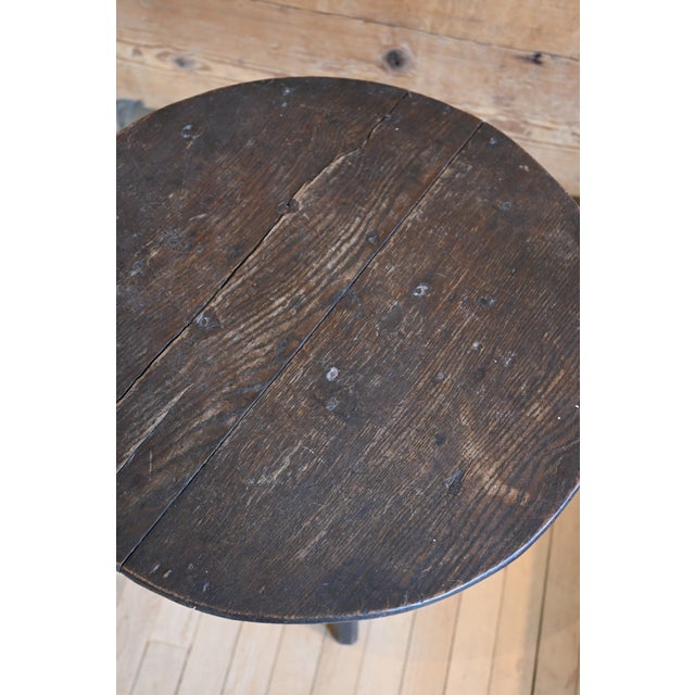 Wood 19th C English Cricket Table For Sale - Image 7 of 9