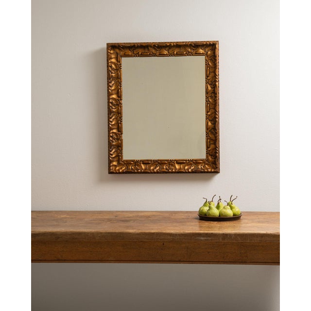 19th Century France Gold Wood Mirror For Sale - Image 10 of 10