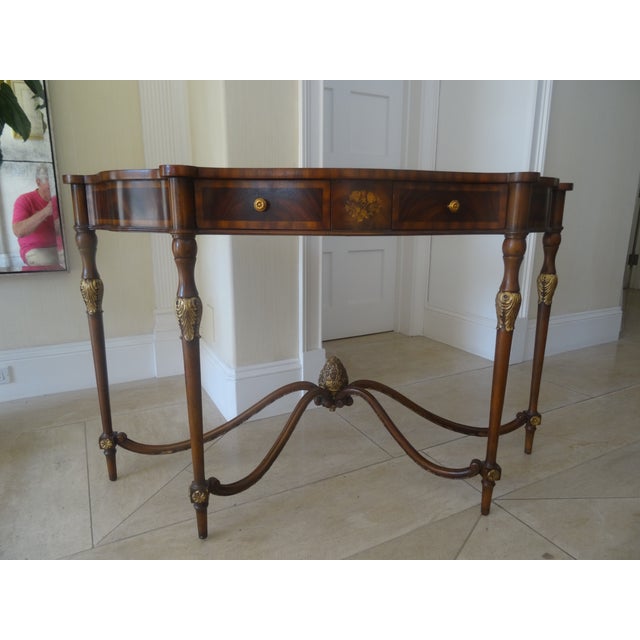Traditional Maitland Smith Nathan Console Tables a Pair For Sale - Image 3 of 12