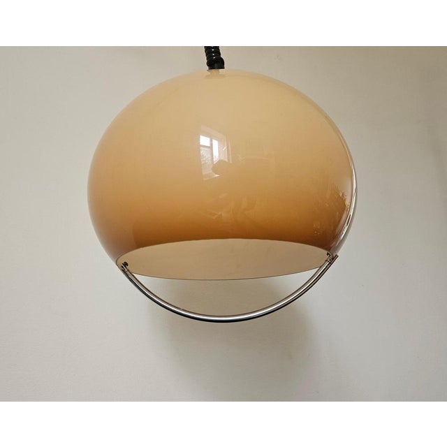 Guzzini Mid-Century Meblo Pendant from Guzzini, Italy, 1970s For Sale - Image 4 of 10
